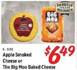 Rouses Apple Smoked Cheese or The Big Moo Baked Cheese offer