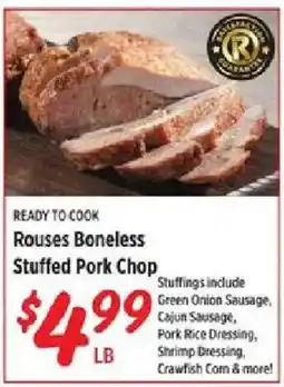 Rouses Rouses Boneless Stuffed Pork Chop offer