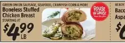 Rouses Rouse at Home Boneless Stuffed Chicken Breast offer