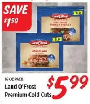 Rouses Land O'Frost Premium Cold Cuts offer