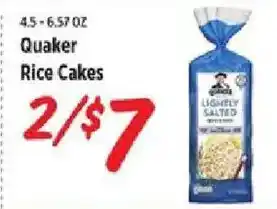Rouses Quaker rice cakes offer