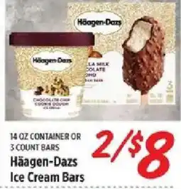 Rouses Häagen-Dazs ice cream bars offer