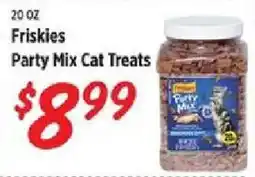 Rouses Friskies party mix cat treats offer