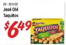 Rouses Jose Ole Taquitos offer