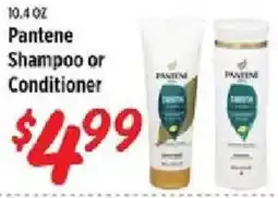 Rouses Pantene shampoo or conditioner offer