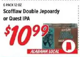 Rouses Scofflaw Double Jeopardy or Quest IPA offer