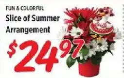 Rouses Slice of Summer Arrangement offer
