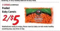 Rouses Grimmway Peeled Baby Carrots offer