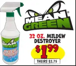 Ollie's MEAN GREEN 32 OZ. MILDEW DESTROYER offer
