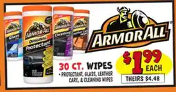 Ollie's ARMOR ALL 30 CT. WIPES offer