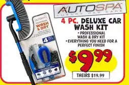 Ollie's AUTO SPA 4 PC. DELUXE CAR WASH KIT offer