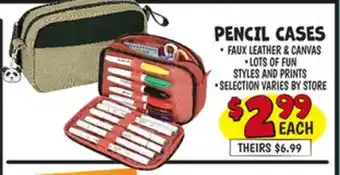 Ollie's PENCIL CASES offer
