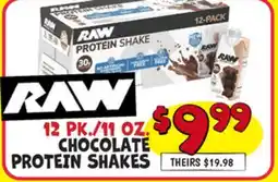 Ollie's 12 PK. / 11 OZ. CHOCOLATE PROTEIN SHAKES offer