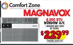 Ollie's MAGNAVOX 8,000 BTU WINDOW A/C offer