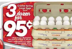 Giant Eagle Crystal Spring Large Eggs offer
