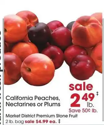 Giant Eagle California Peaches, Nectarines or Plums offer