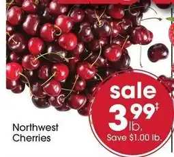 Giant Eagle Northwest Cherries offer