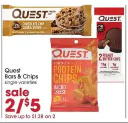 Giant Eagle Quest Bars & Chips offer