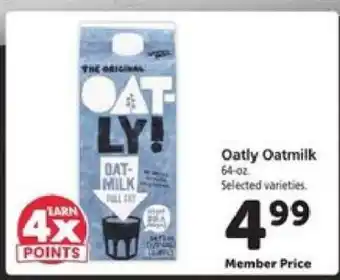 Safeway OATLY Oatmilk offer