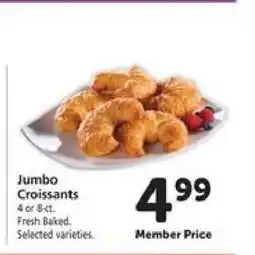 Safeway Jumbo Croissants offer