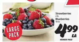 Safeway STRAWBERRIES BLUEBERRIES offer