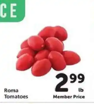 Safeway Roma Tomatoes offer