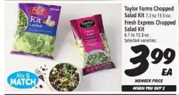 Safeway Taylor Farms Chopped Salad Kit / Fresh Express Chopped Salad Kit offer