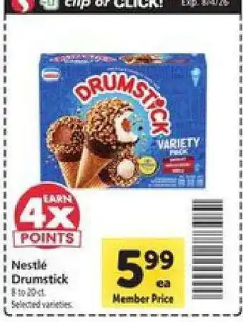 Safeway Nestle Drumstick offer