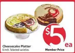 Safeway Cheesecake Platter offer