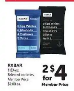 Safeway RXBAR offer