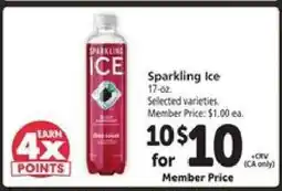 Safeway Sparkling Ice offer