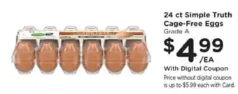24 ct Simple Truth Cage Free Eggs