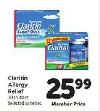 Safeway Claritin Allergy Relief offer