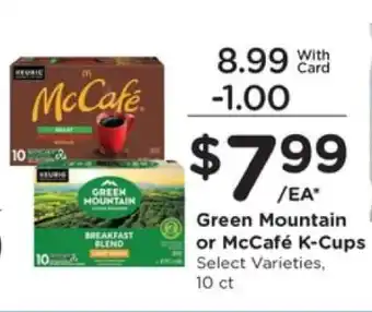 Pick'n Save Green Mountain or McCafé K-Cups offer