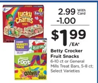 Pick'n Save Betty Crocker Fruit Snacks offer