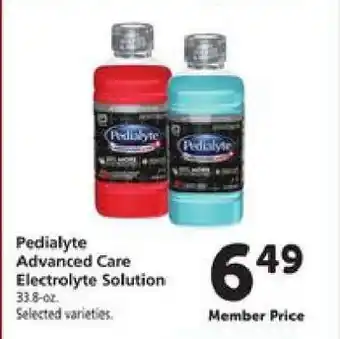 Safeway Pedialyte Advanced Care Electrolyte Solution offer