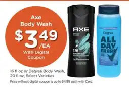 Pick'n Save Axe Body Wash offer