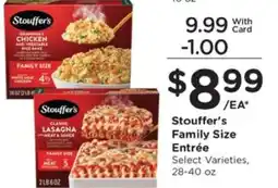 Pick'n Save Stouffer's Family Size Entrée offer