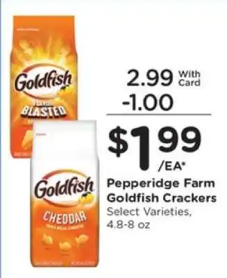 Pick'n Save Pepperidge Farm Goldfish Crackers offer