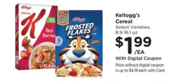 Pick'n Save Kellogg's Cereal offer