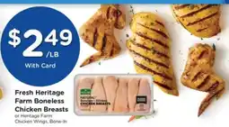 Pick'n Save Fresh Heritage Farm Boneless Chicken Breasts offer