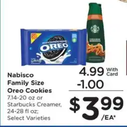 Pick'n Save Nabisco Family Size Oreo Cookies offer