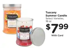 Pick'n Save Tuscany Summer Candle offer
