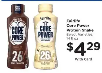 Pick'n Save Fairlife Core Power Protein Shake offer