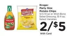 Pick'n Save Kroger Party Size Potato Chips offer