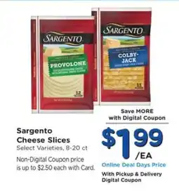 Pick'n Save Sargento Cheese Slices offer