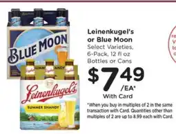 Pick'n Save Leinenkugel's or Blue Moon offer