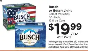 Pick'n Save Busch or Busch Light offer