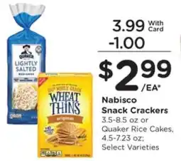 Pick'n Save Nabisco Snack Crackers offer