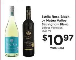 Pick'n Save Stella Rosa Black or Matua Valley Sauvignon Blanc offer